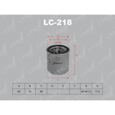 LC-218 LYNX Фильтр масляный