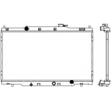 3211-1038 SAKURA  Automotive Радиатор, охлаждение двигателя