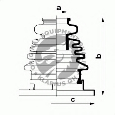 QJB672 QH Benelux Комплект пылника, приводной вал