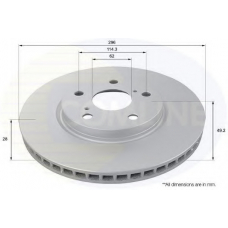 ADC01138V COMLINE Тормозной диск
