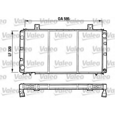 810965 VALEO Радиатор, охлаждение двигателя