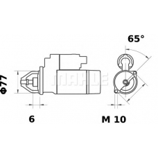 MS 233 MAHLE Стартер