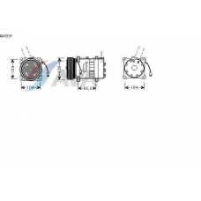 ALK014 AVA Компрессор, кондиционер