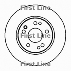 FBD204 FIRST LINE Тормозной диск