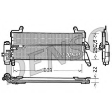 DCN13010 DENSO Конденсатор, кондиционер