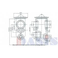 840092N AKS DASIS Расширительный клапан, кондиционер