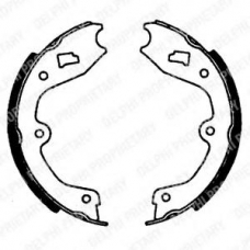 LS1374 DELPHI Комплект тормозных колодок, стояночная тормозная с