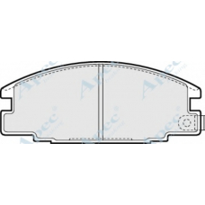 PAD653 APEC Комплект тормозных колодок, дисковый тормоз