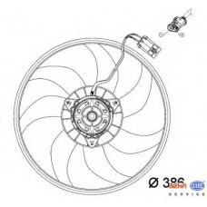 8EW 351 034-431 HELLA Вентилятор, охлаждение двигателя