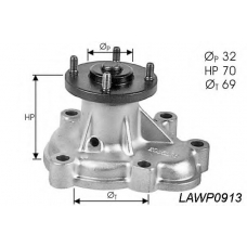 LAWP0913 TRW Водяной насос