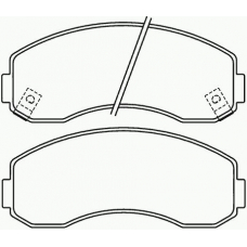 P 99 003 BREMBO Комплект тормозных колодок, дисковый тормоз