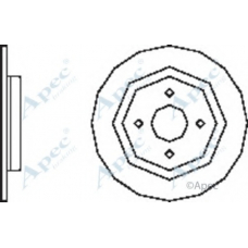 DSK2493 APEC Тормозной диск