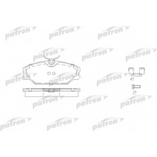 PBP1420 PATRON Комплект тормозных колодок, дисковый тормоз