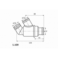 1.109.75 BEHR Термостат, охлаждающая жидкость