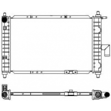 3141-1005 SAKURA  Automotive Радиатор, охлаждение двигателя