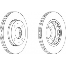 DDF1270-1 FERODO Тормозной диск