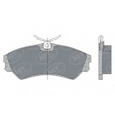 SP 129 PR SCT Комплект тормозных колодок, дисковый тормоз
