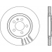 BDA1587.20 OPEN PARTS Тормозной диск