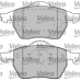 551769 VALEO Комплект тормозных колодок, дисковый тормоз