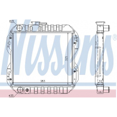 64770 NISSENS Радиатор, охлаждение двигателя