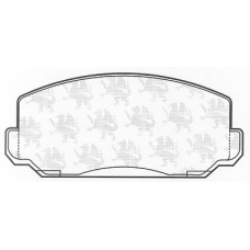 BP156 QH Benelux Комплект тормозных колодок, дисковый тормоз