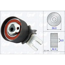 15-3820 IPD Натяжной ролик, ремень ГРМ
