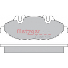 1170145 METZGER Комплект тормозных колодок, дисковый тормоз