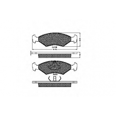 30126 SPIDAN Комплект тормозных колодок, дисковый тормоз