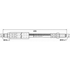 FBH6161 FIRST LINE Тормозной шланг