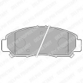 LP1789 DELPHI Комплект тормозных колодок, дисковый тормоз