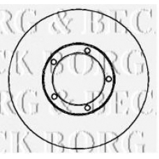 BBD4341 BORG & BECK Тормозной диск
