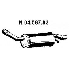 04.587.83 EBERSPACHER Глушитель выхлопных газов конечный