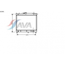 SZ2055 AVA Радиатор, охлаждение двигателя