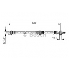 1 987 481 221 BOSCH Тормозной шланг