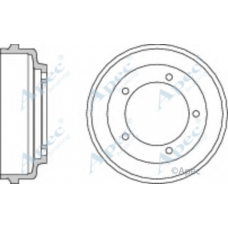 DRM9712 APEC Тормозной барабан