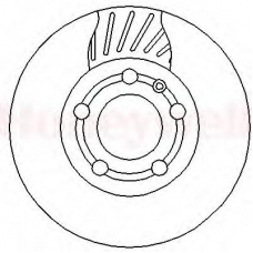 562307B BENDIX Тормозной диск