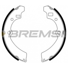 GF0907 BREMSI Комплект тормозных колодок