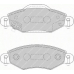 FSL1513 FERODO Комплект тормозных колодок, дисковый тормоз