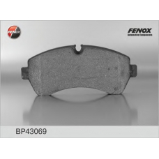 BP43069 FENOX Комплект тормозных колодок, дисковый тормоз