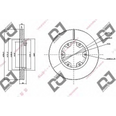 BD1063 DJ PARTS Тормозной диск