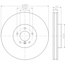 MDC2330 MINTEX Тормозной диск