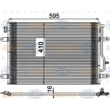 8FC 351 309-481 HELLA Конденсатор, кондиционер