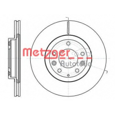 61215.10 METZGER Тормозной диск