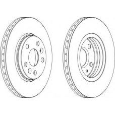 DDF1733-1 FERODO Тормозной диск