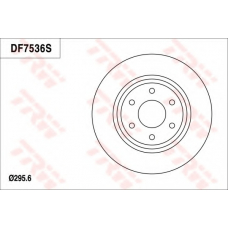 DF7536 TRW Тормозной диск
