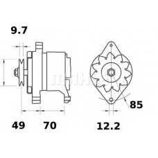 MG 156 MAHLE Генератор