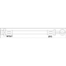 G1903.87 WOKING Тормозной шланг