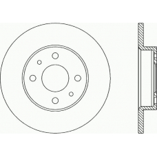 BDA1144.10 OPEN PARTS Тормозной диск