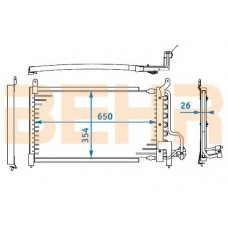 7401445 BEHR Condenser