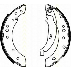 8100 25005 TRISCAN Комплект тормозных колодок